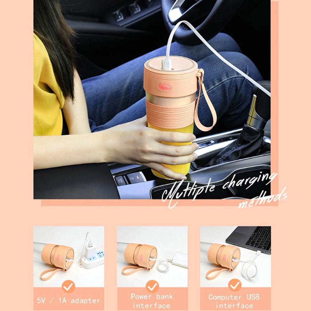 Wholesale OEM factory Wireless mini juicer Waterproof fruit mixer Home Travel Office juicer blender portable