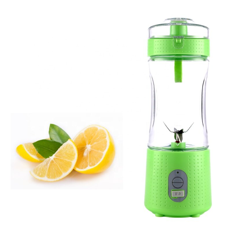 First Piece Special Price 230w 380ml 6 blades mini Rechargeable Smoothie portable blender BPA free juicers cups for travel