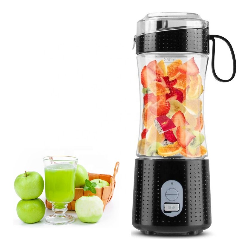First Piece Special Price 230w 380ml 6 blades mini Rechargeable Smoothie portable blender BPA free juicers cups for travel