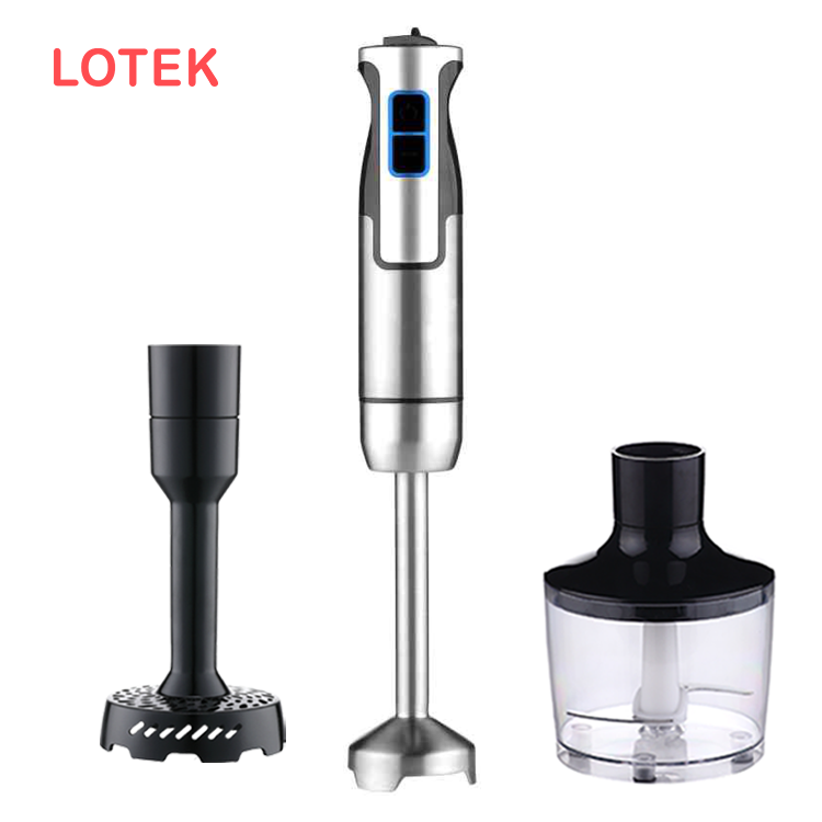 LED light Variable speed control immersion blender 600watt and 800watt