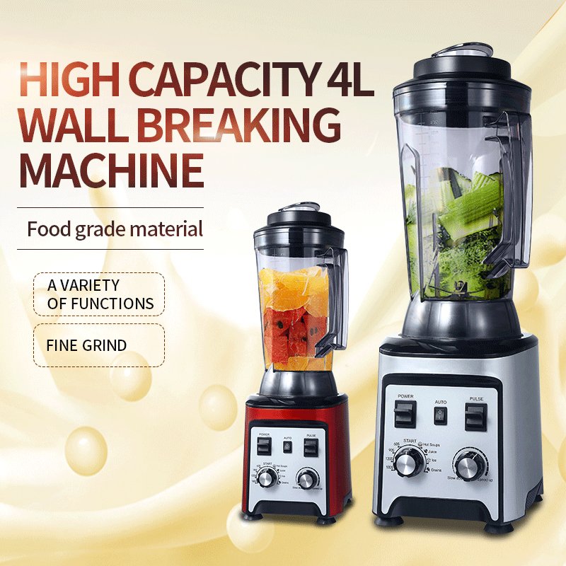 blender Multi functional Large Capacity 4L Mixer Juice Food Grinder Blender the blendie
