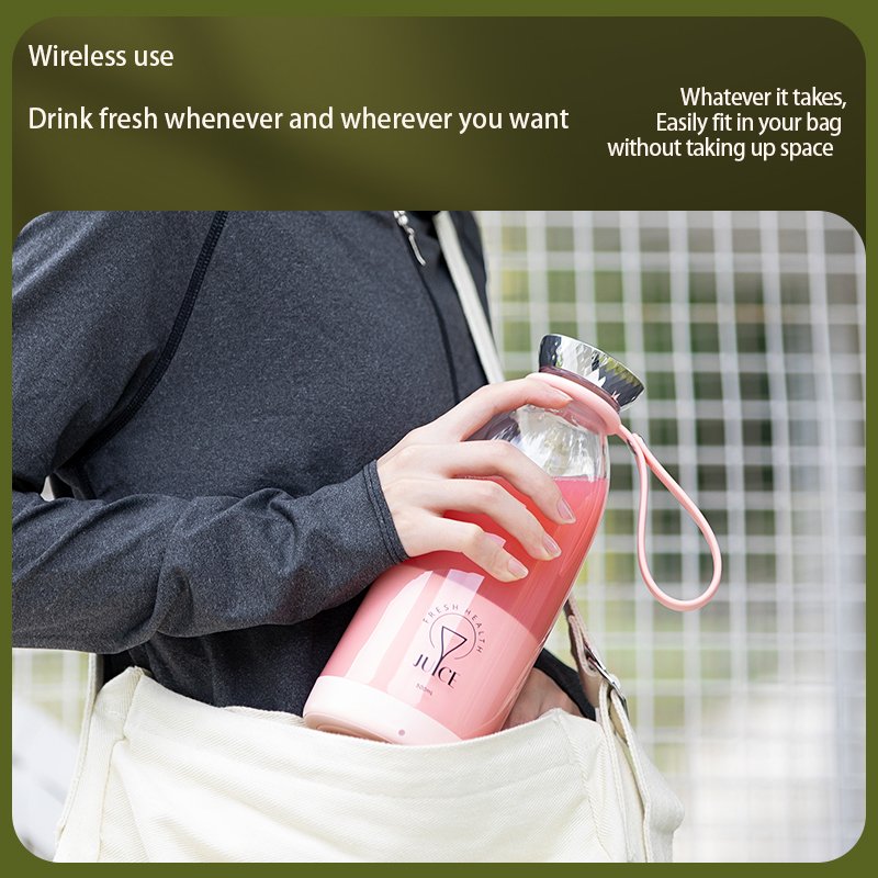 Large capacity ice-crushing juicer 500ml 6 blades fruit blenders rechargeable juice mixers fresh fruit blenders