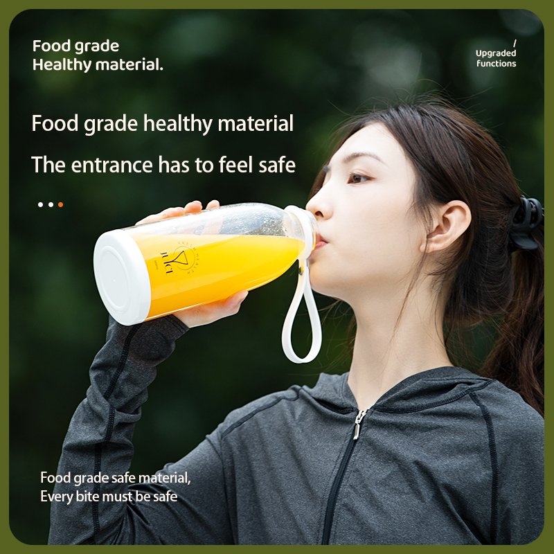 Large capacity ice-crushing juicer 500ml 6 blades fruit blenders rechargeable juice mixers fresh fruit blenders