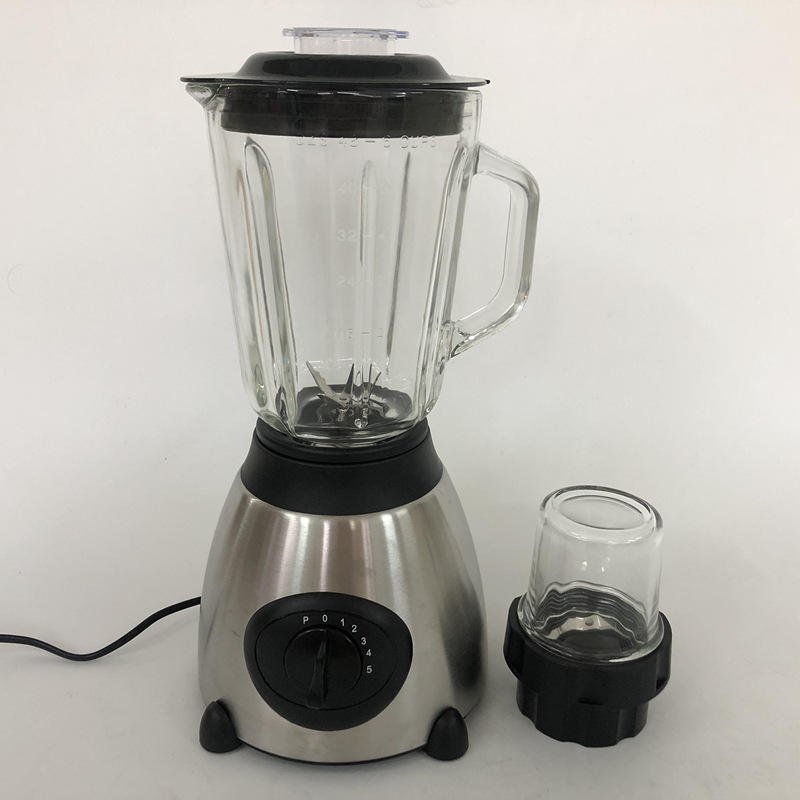 2023 most popular 2 In 1 blender and juicer 1.5l stainless glass jar for blender