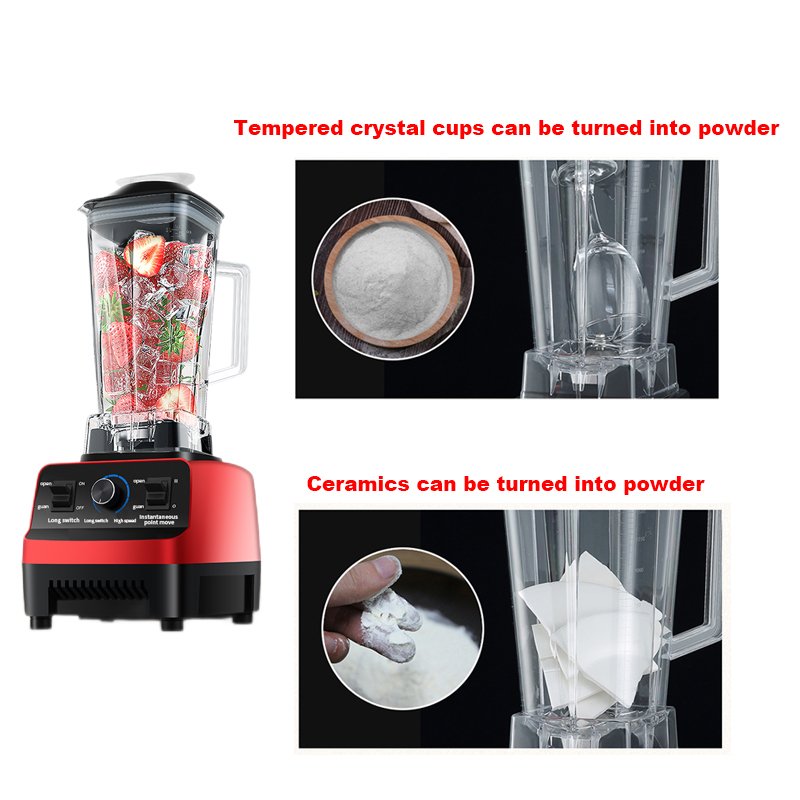 silver crest blender 4500w food processor smoothie blender 3 in 1 blender for kitchen