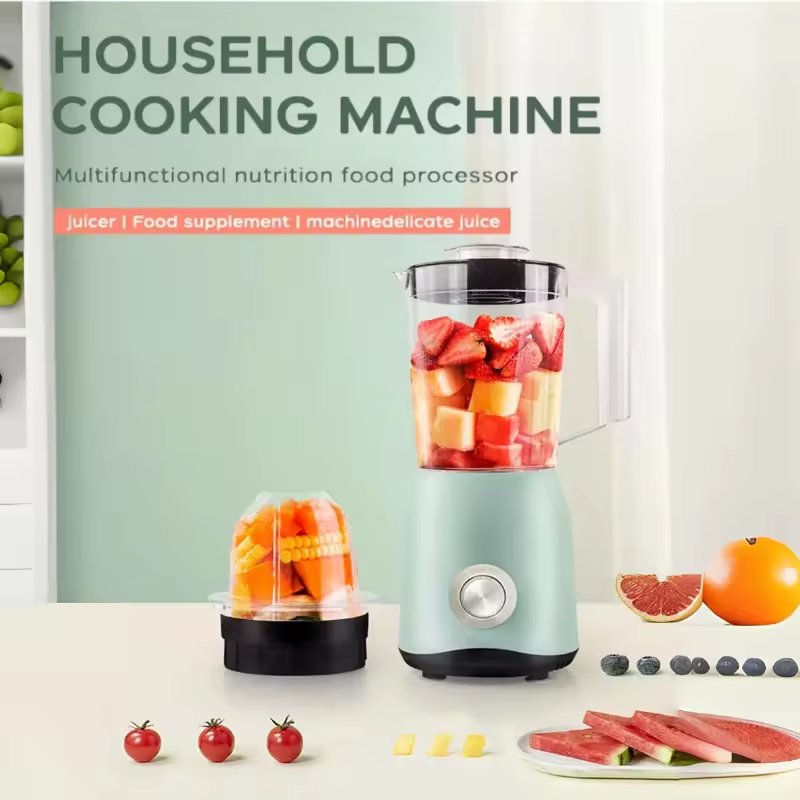 Blender 1.5 For Shake And Smoothies With Travel Cup For Frozen Fruit Drinks