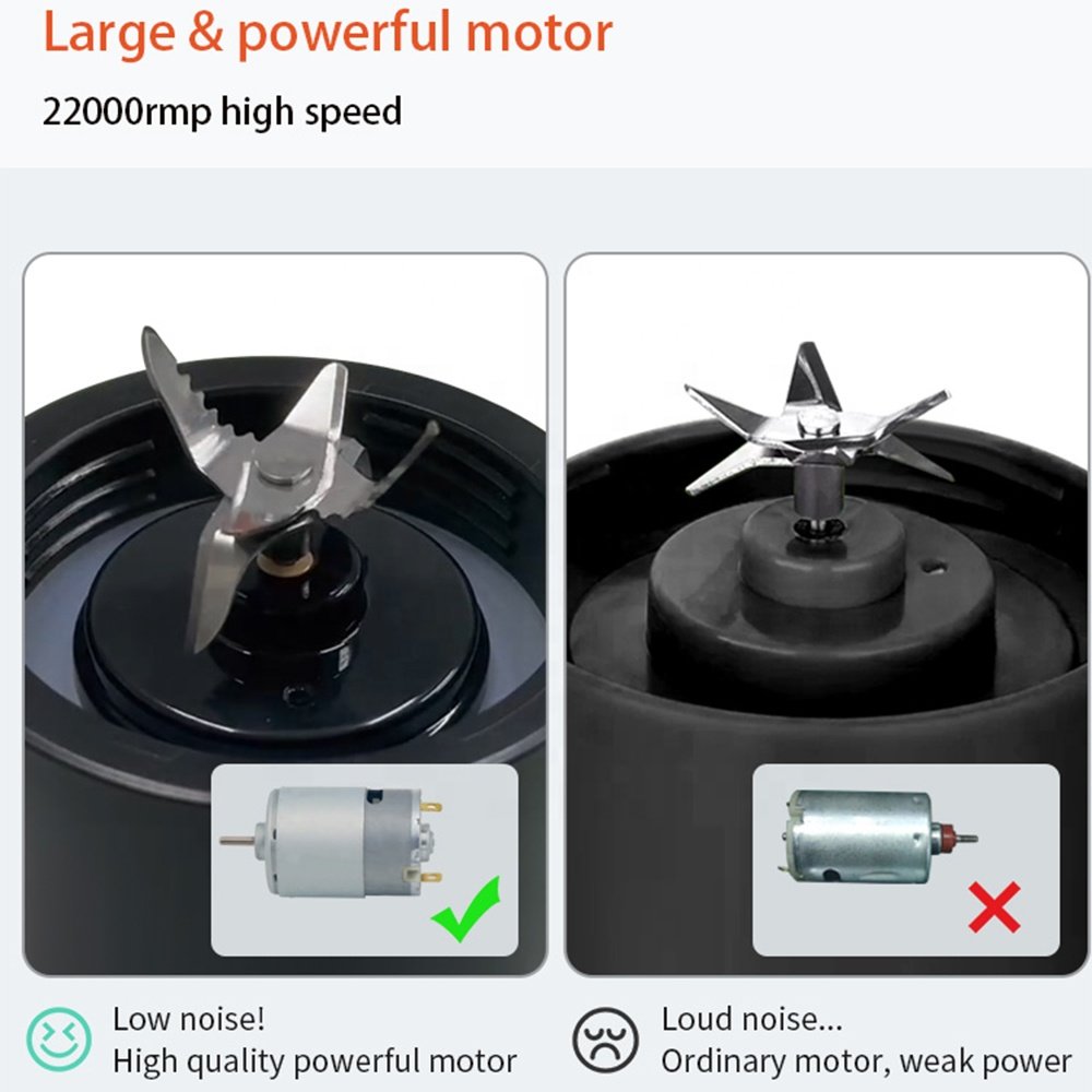 China-Origin Mini USB Rechargeable Immersion Juicer Blender Healthy Bottle Mixing for Cars