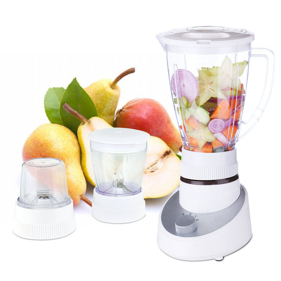 Plastic Housing Electric appliances 6 blade multifunctional powerful 3 in 1 smoothie Blender