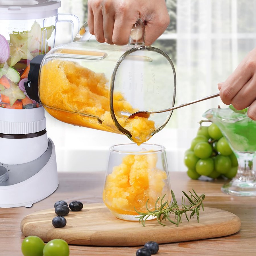 Plastic Housing Electric appliances 6 blade multifunctional powerful 3 in 1 smoothie Blender