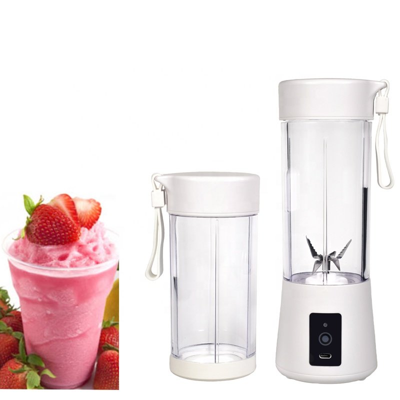 First Piece Special Price 6 Blades 400ML+380ML mini blender cup rechargeable vegetable juicer machine small mixer