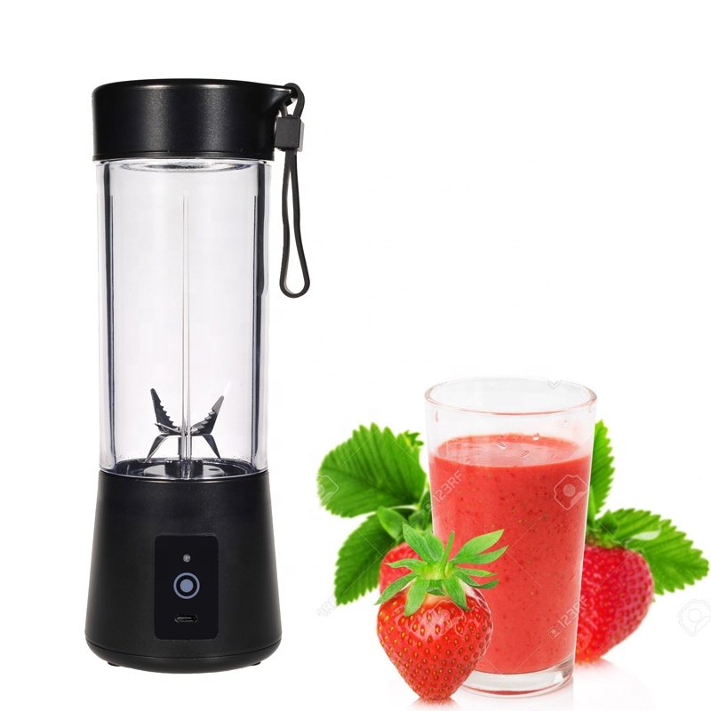 First Piece Special Price 6 Blades 400ML+380ML mini blender cup rechargeable vegetable juicer machine small mixer