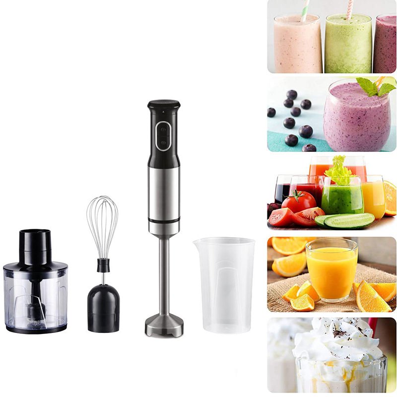 Multifunctional 1200W Two Speed Control Stainless Steel Body 5 in 1Hand Stick Blender Mixer Electric Blender and Juicers