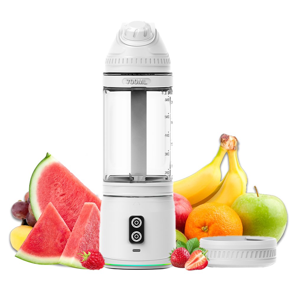 2024 Powerful Rechargeable Personal Size Ice Crusher Mixing Juicer Cup Sport Portable Blender with Drink Lid