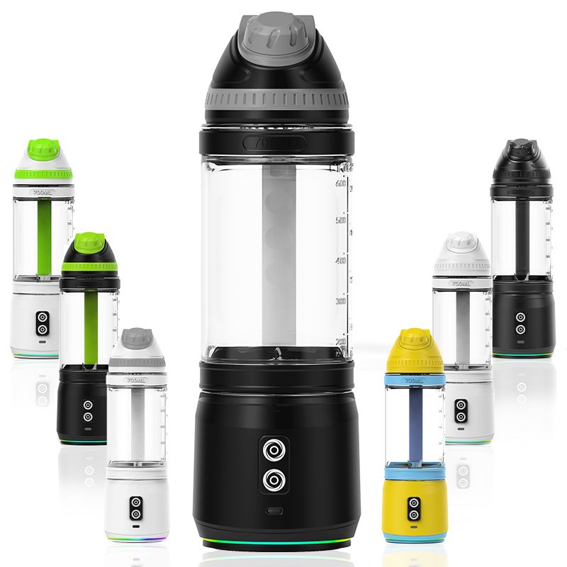 2024 Powerful Rechargeable Personal Size Ice Crusher Mixing Juicer Cup Sport Portable Blender with Drink Lid