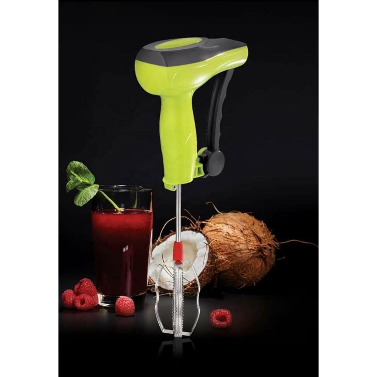 Stainless Steel and Plastic Hand Press Manual Blender Mixer Easy-to-Use New Kitchenware Made in India for Household Application