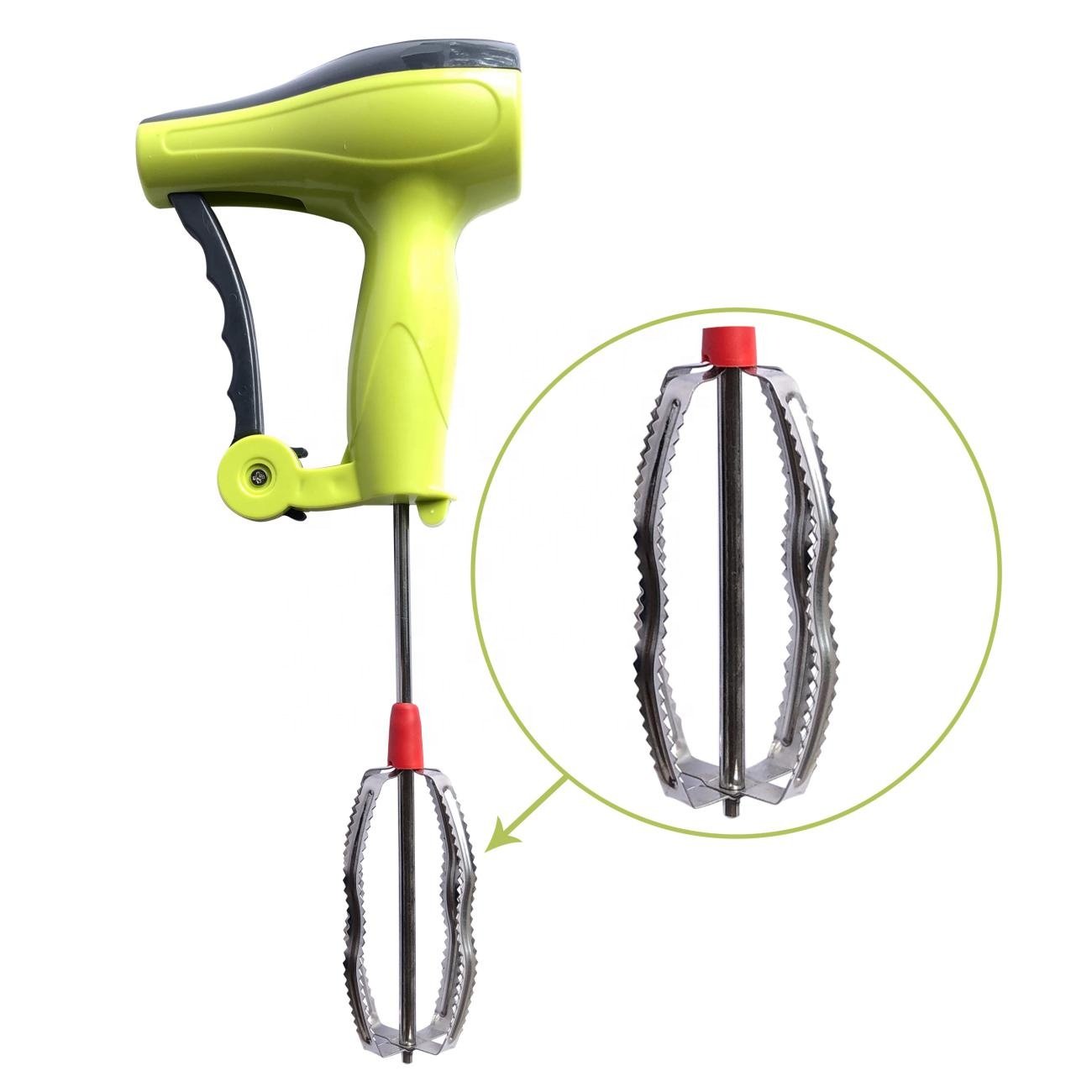 Stainless Steel and Plastic Hand Press Manual Blender Mixer Easy-to-Use New Kitchenware Made in India for Household Application