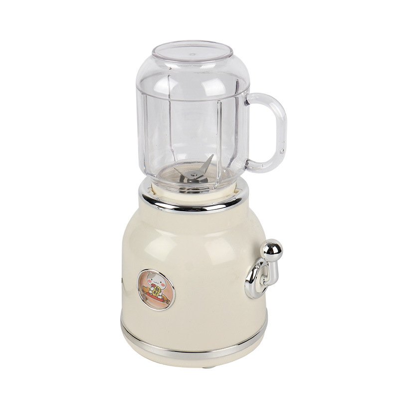 Vintage Juicer mini fruit 600ML electric Vintage Cup home small portable Fruit slow extractor blender manual orange Wholesale