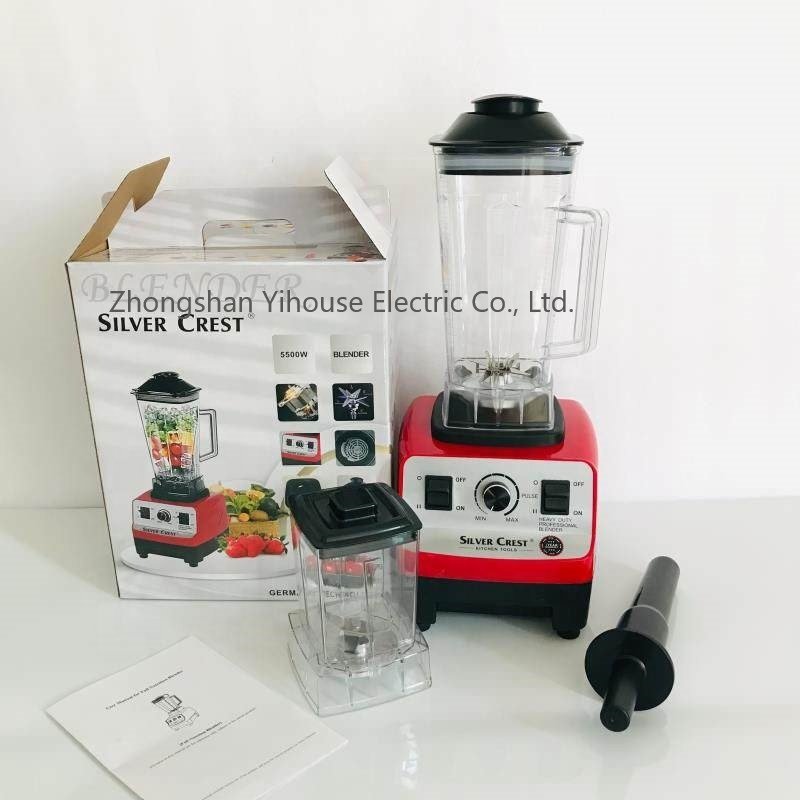 Multifunctional Commercial Silver Crest Blender Cold Press Juicer 15 Speed Juice Squeezer Food Blender