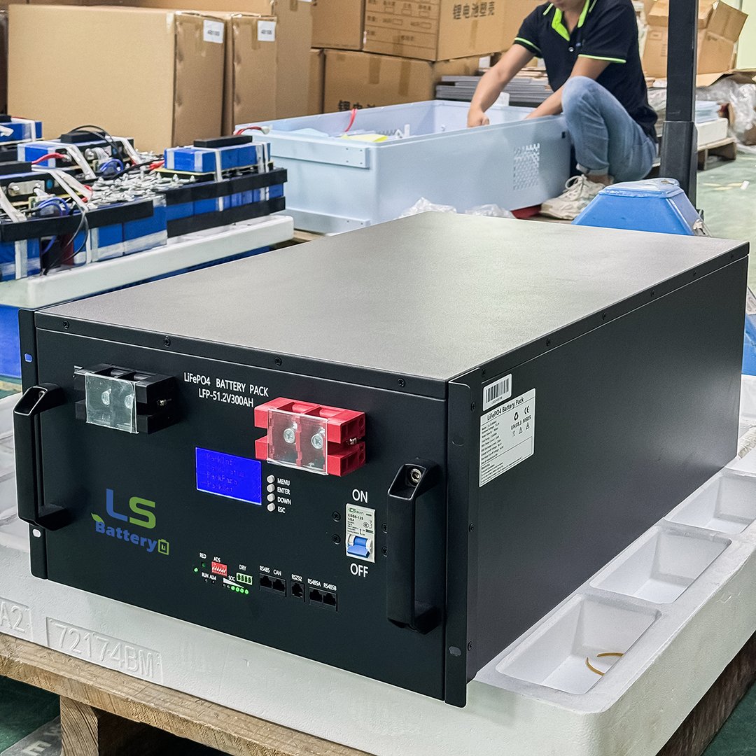 30KWH-60KWH 51.2V 15Kwh Akku Solar Inverter Lithium ion Energy Storage Battery 48V 300Ah LiFePO4 Battery