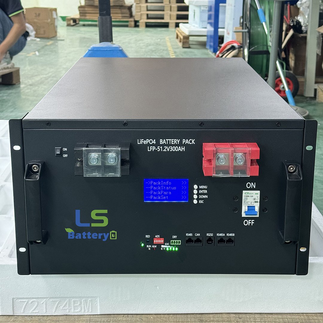 30KWH-60KWH 51.2V 15Kwh Akku Solar Inverter Lithium ion Energy Storage Battery 48V 300Ah LiFePO4 Battery