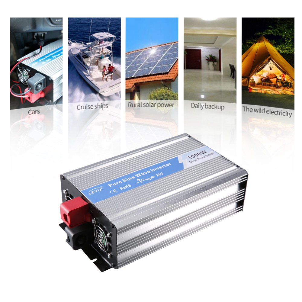 1000watt DC TO AC 12V 220V Single-phase wind turbine 12v 380v solar inverter panel with battery