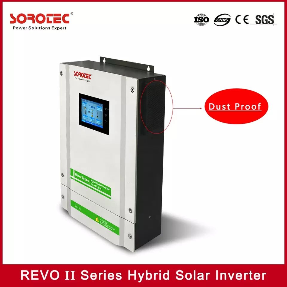 Sorotec On Off Grid Inverter 5500W with MPPT Solar Charger Pure Sine Wave 48V REVO II 5.5k-48 Inverter
