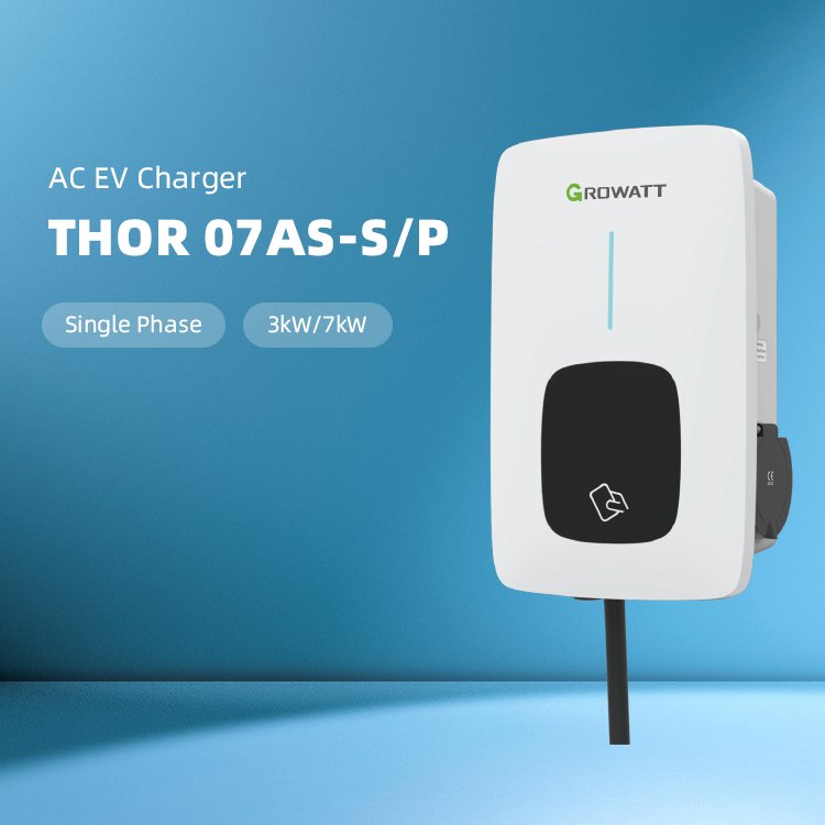 GROWATT THOR Smart EV Chargel Compatible with ALL brand EVs