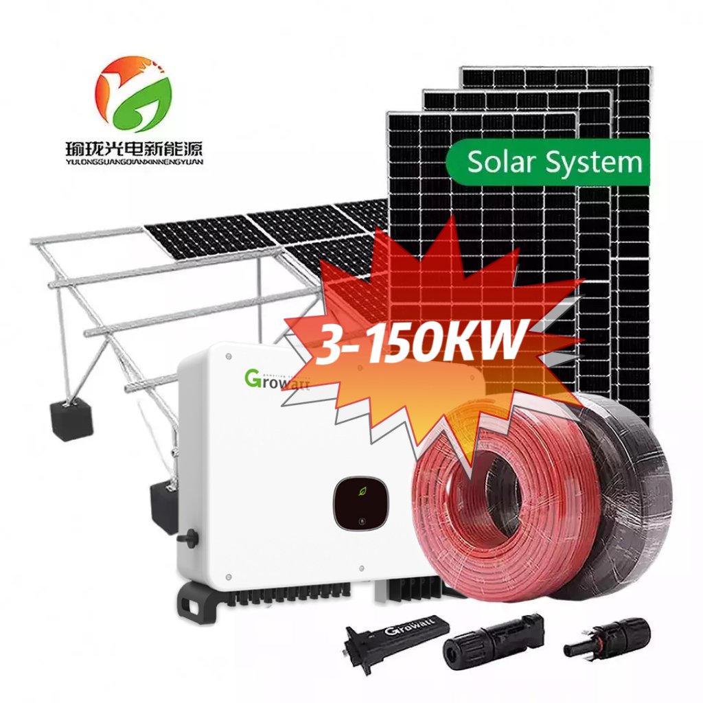 Home Solar System 5KW 5000Watt 5000W Hybrid Solar System 3KW 4KW 5KW 8KW 10KW 12KW Solar Energy System