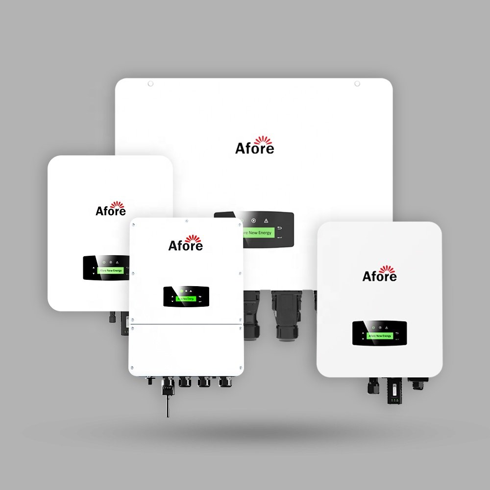 Afore Hybrid Solar Inverter 6Kw 6.2Kw 7Kw 8Kw Split Phase Solar Inverter