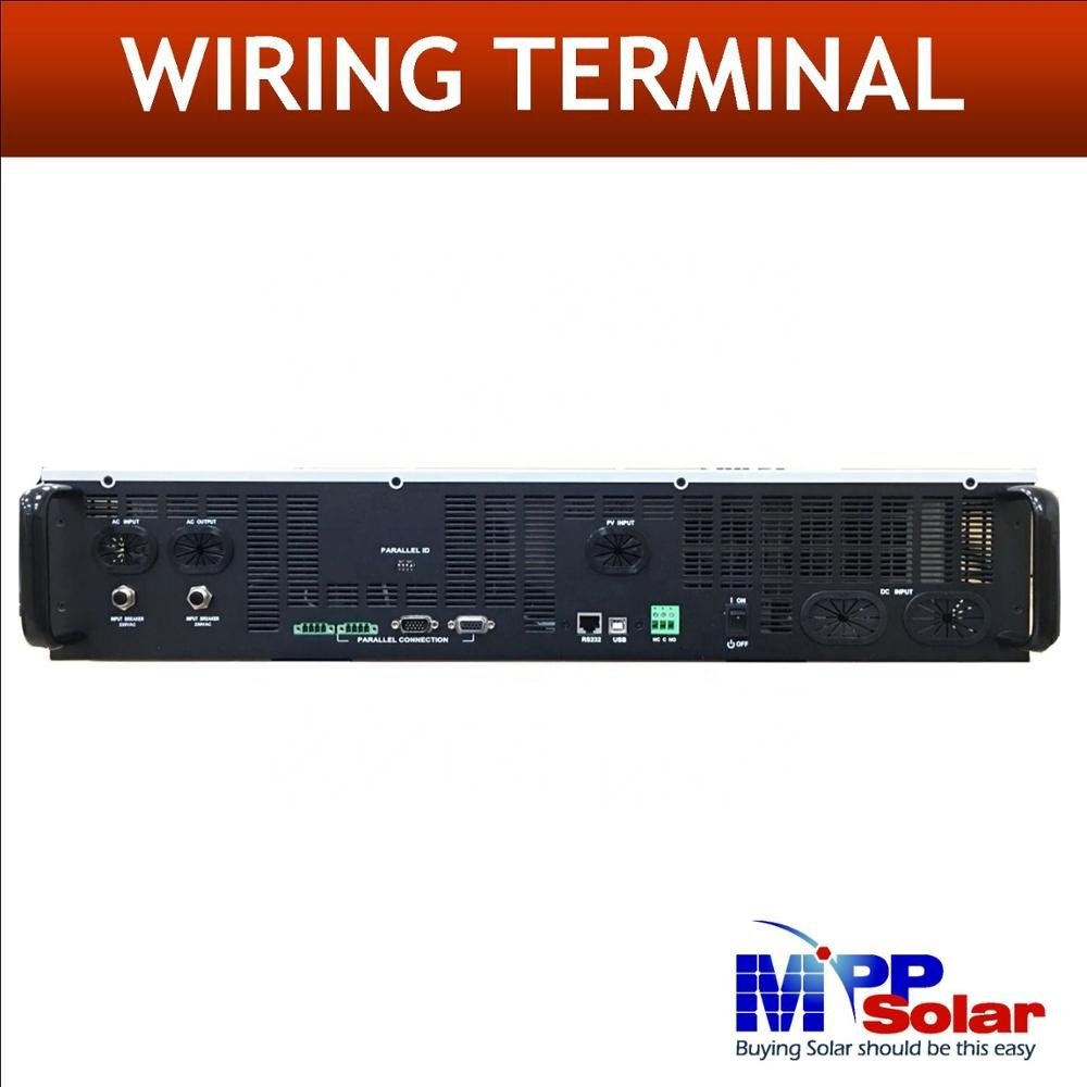 LV6048 6000w 48v 120v 240v MPP Solar inverter single phase split phase 2 MPPT PV input 8000w 145v 160A MPPT charger