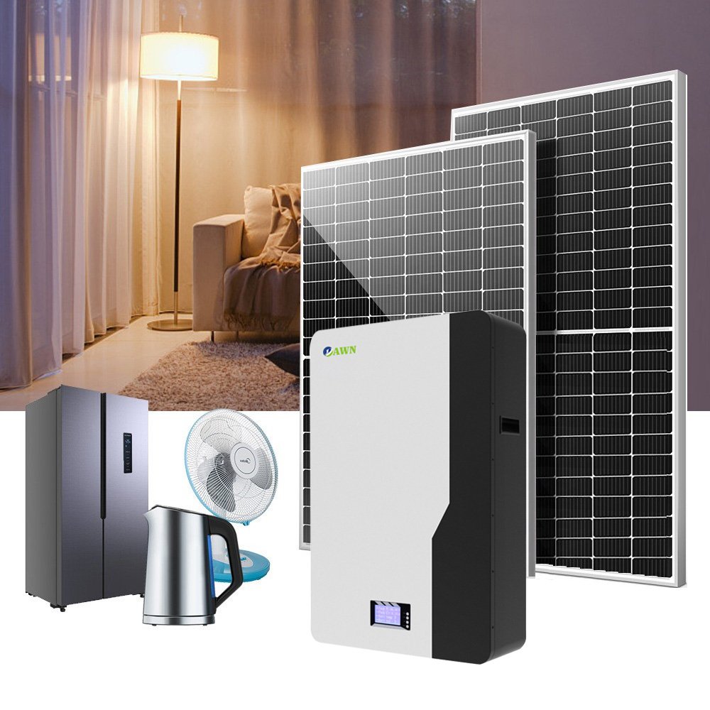 Paneles Solares Para Casa Solar System 8KW 10KW with Lithium Battery 48VDC Costos Solar Power Panels for Home Complete Kit