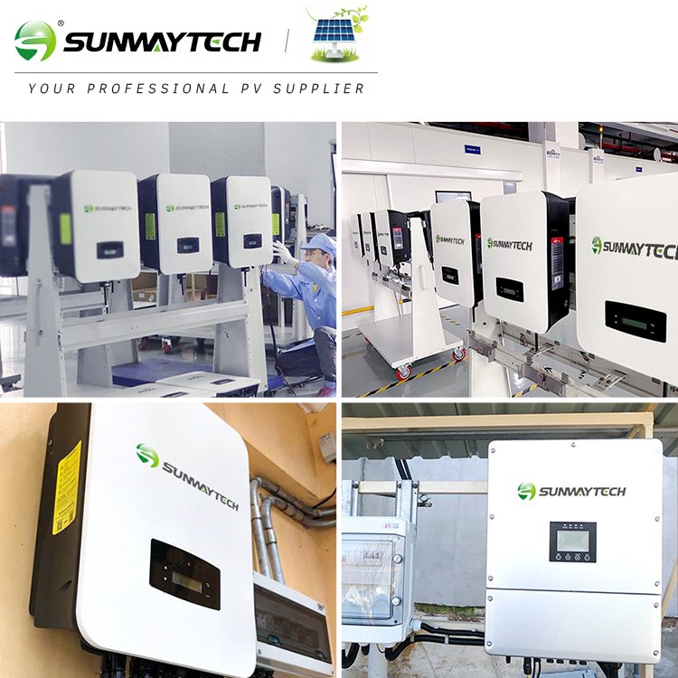 Sunway 10-25KW Commercial Grid Solar Inverter High Power Density for Flat Roof Installations with Arc Fault Detection Circuit