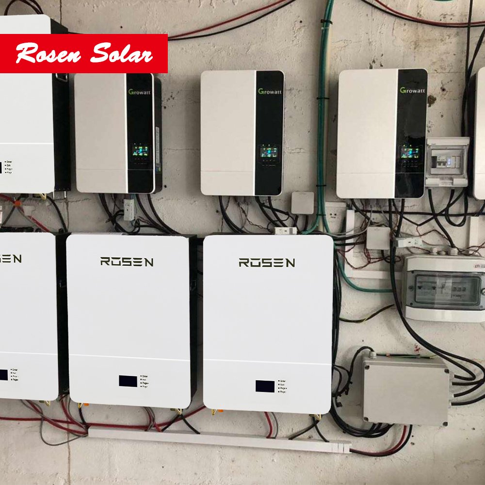 Solar Off Grid Inverter Solar Growatt Spf 5000 Es Mppt Inverters 5kw solar system With Battery