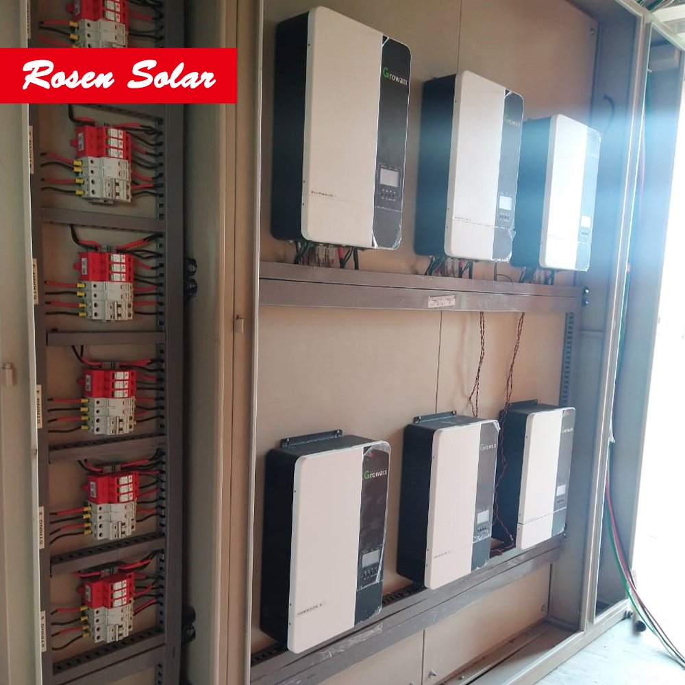 Solar Off Grid Inverter Solar Growatt Spf 5000 Es Mppt Inverters 5kw solar system With Battery