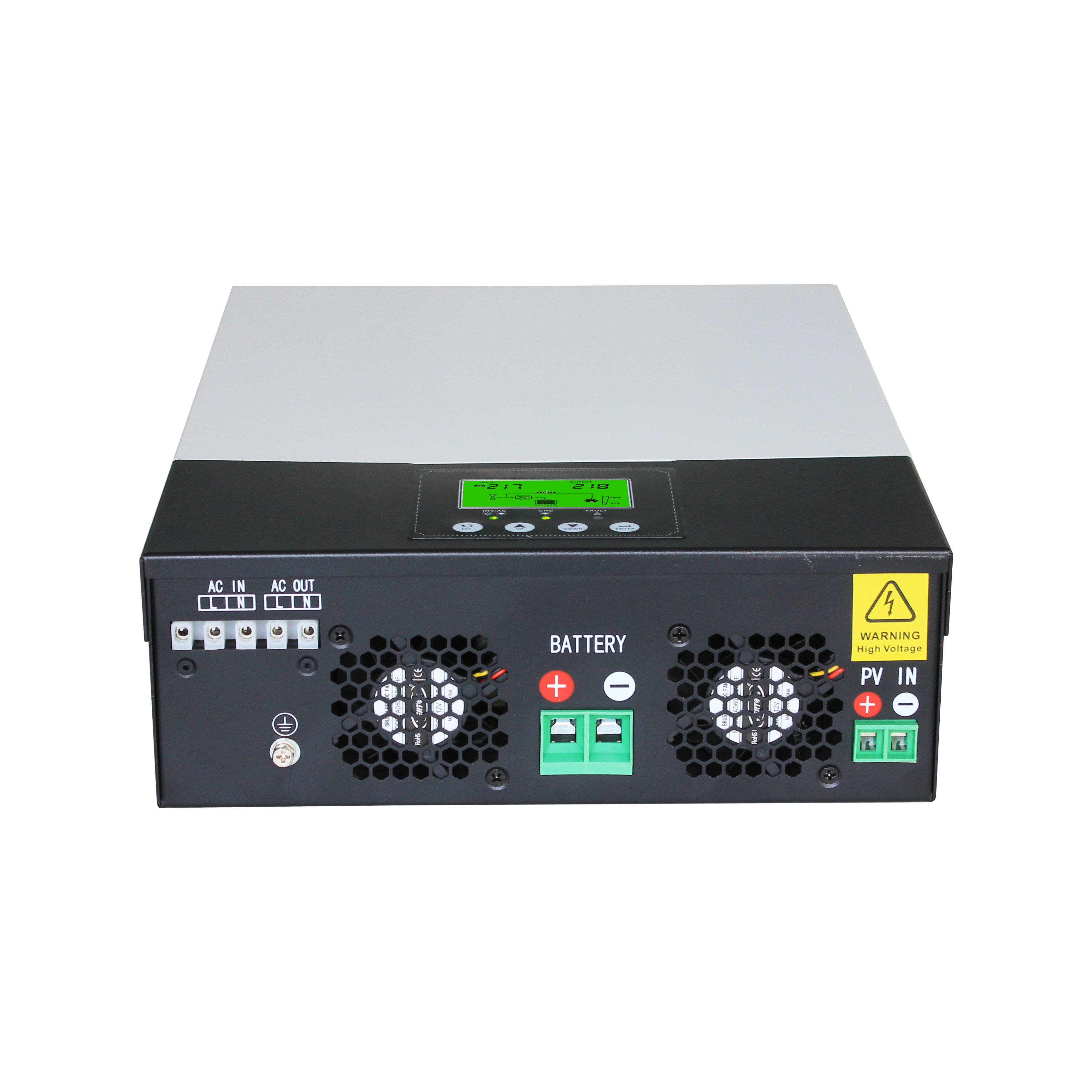 SCMK Off Grid 3KW 24V Solar Inverter 2400W Hybrid 80A 450Vdc Inverter Household User Batteryless
