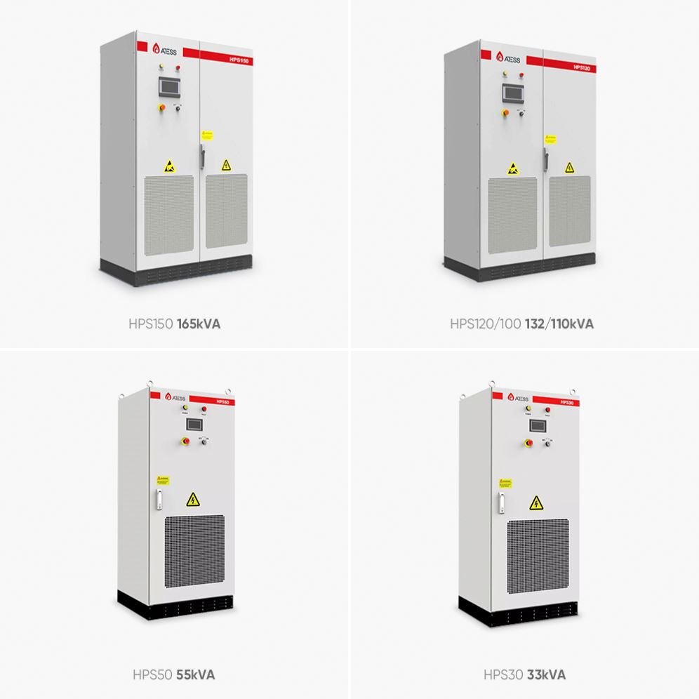 Atess 500Kw 400Kva 300Kva 300 kw 350kw 400 kw 200Kva 450kw 400kw Power Conversion System Hybrid Solar Inverter
