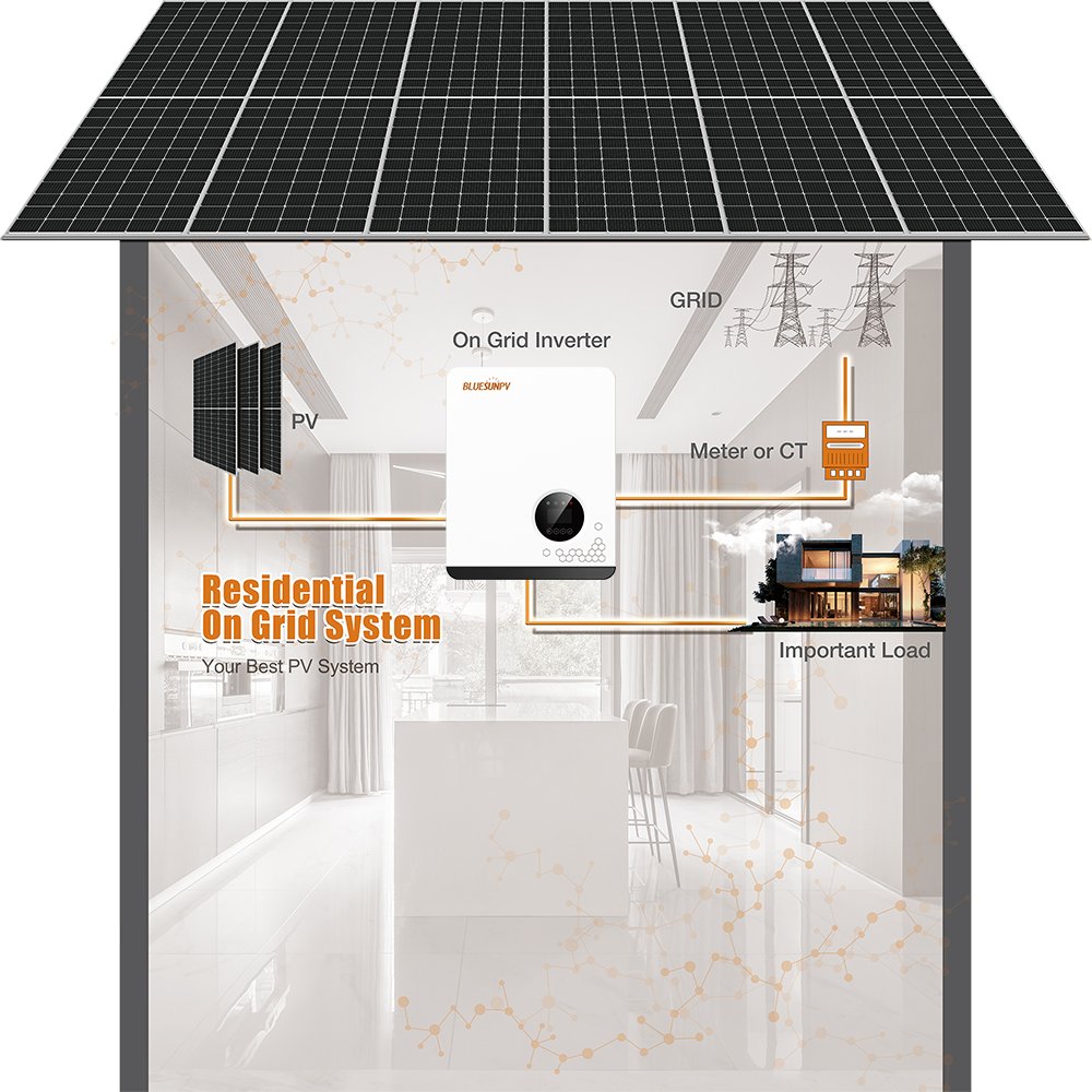 Home Solar Energy System 5kw 10kw 20kw Solar System Buy Solar Power 5KW Grid System for House Price List