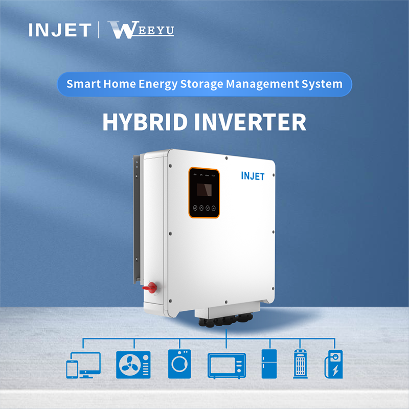 Hybrid Solar Inverter 8KVA 10KVA 12KVA 12KVA Hybrid Solar Inverter with WIFI 4G GPRS APP RS485 3 Phase Solar Inverter