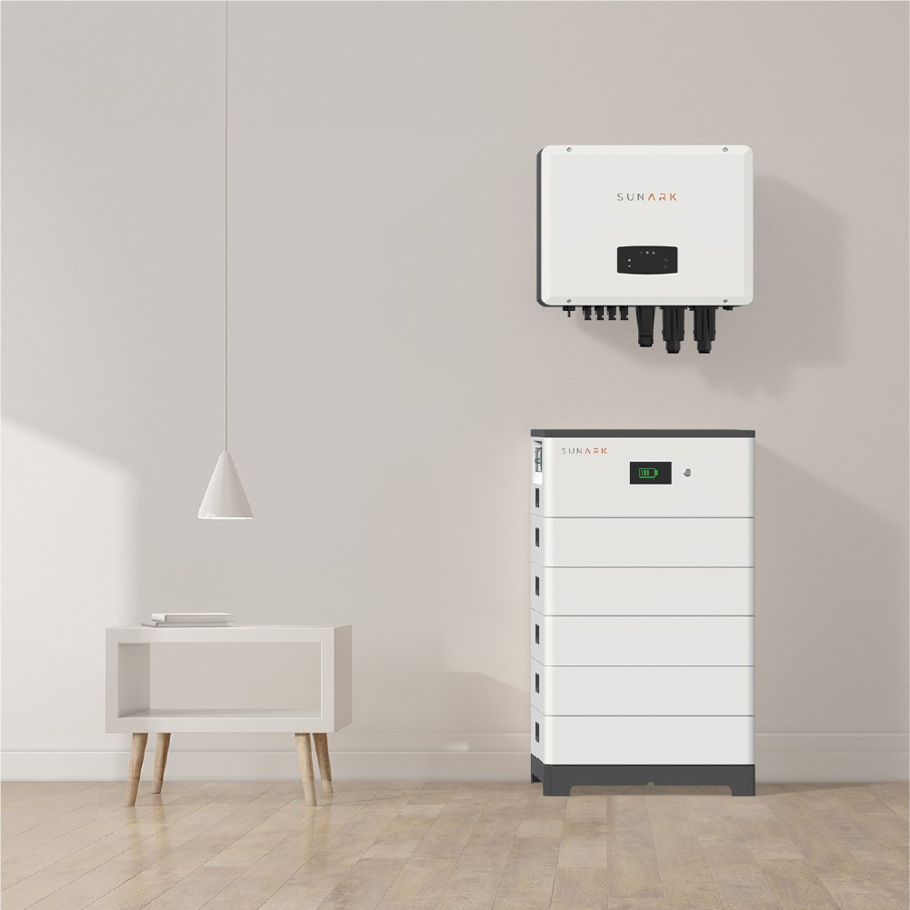 Sunark High Voltage Stacked Solar Lithium Battery 300Ah 48V 10Kwh 15Kwh Lifepo4 Stackable Energy Storage Lithium Ion Batteries