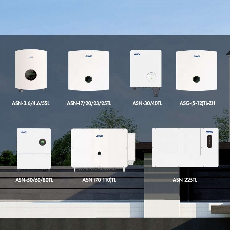 AUS Inverter 225KW industrial and commercial grid-connected series three-phase inverter Intelligent AFCI solar inverter