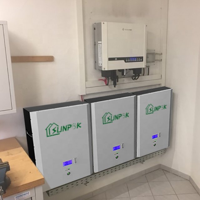 Sunpok Energy System 5kw Hybrid Inverter Batteries Output Volta MPPT Controller 3000w Solar Home 220V 2kw 6kw Solar Panels 48v
