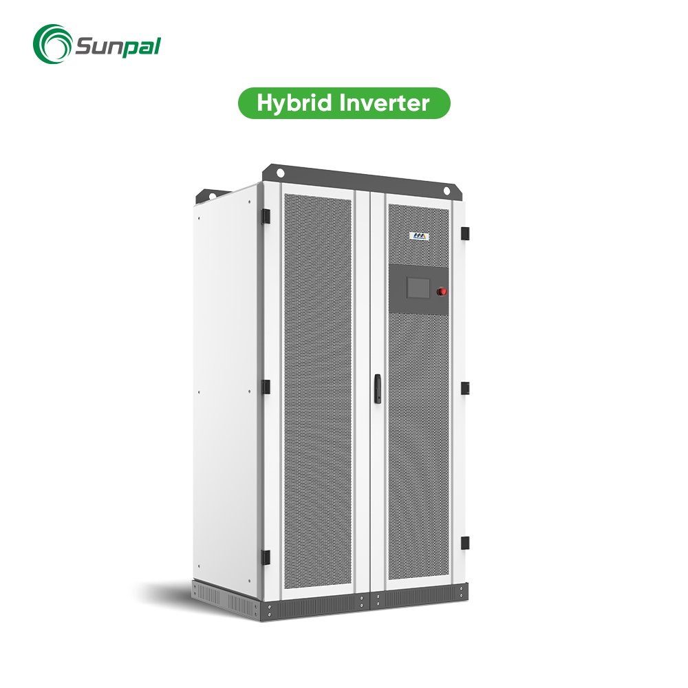 Sunpal 3 Phase Hybrid Solar System 100Kw 120Kw 130Kw 150Kw Off Grid Solar System Complete Set