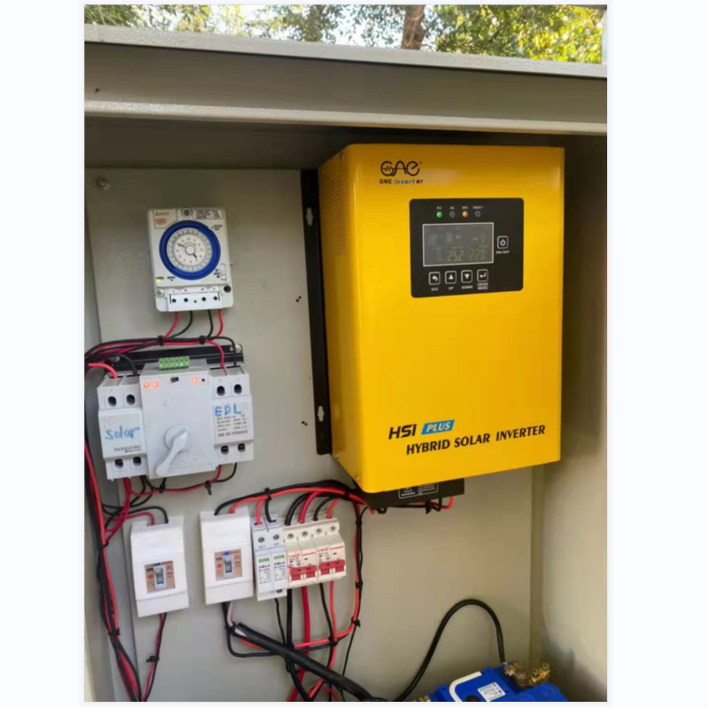 Hybrid Solar Inverter 24V 48V 120V 220V 5000W Split Phase Inverter for off Grid Solar Inverter MPPT Solar Charge Controller
