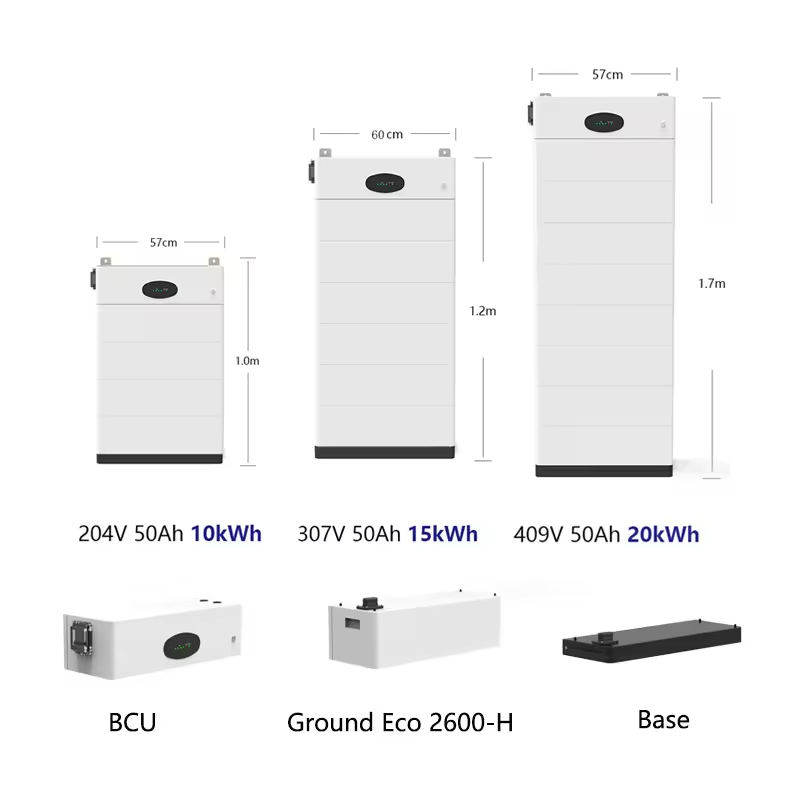 plug and play 20kwh 30kwh stacked lithium battery 102V 384v solar battery lifepo4 and 48V 52Ah 2.5kWh module design