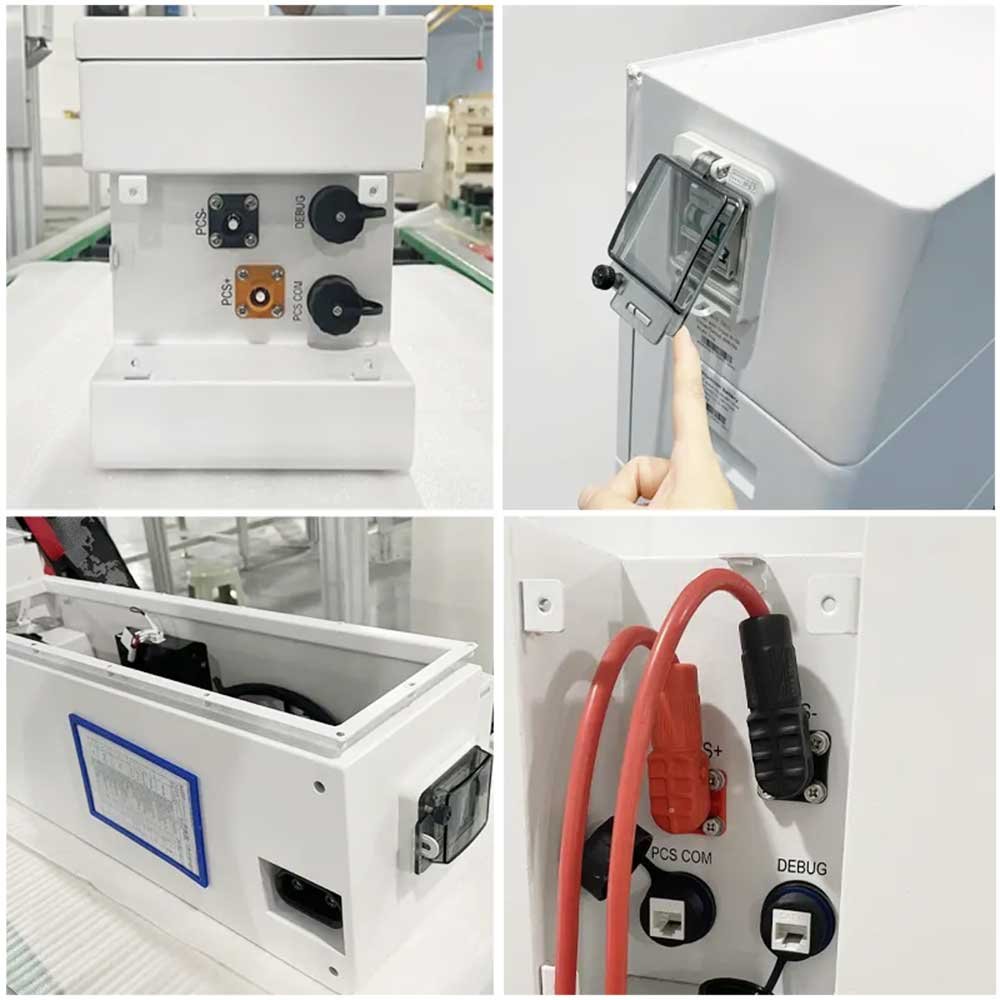plug and play 20kwh 30kwh stacked lithium battery 102V 384v solar battery lifepo4 and 48V 52Ah 2.5kWh module design