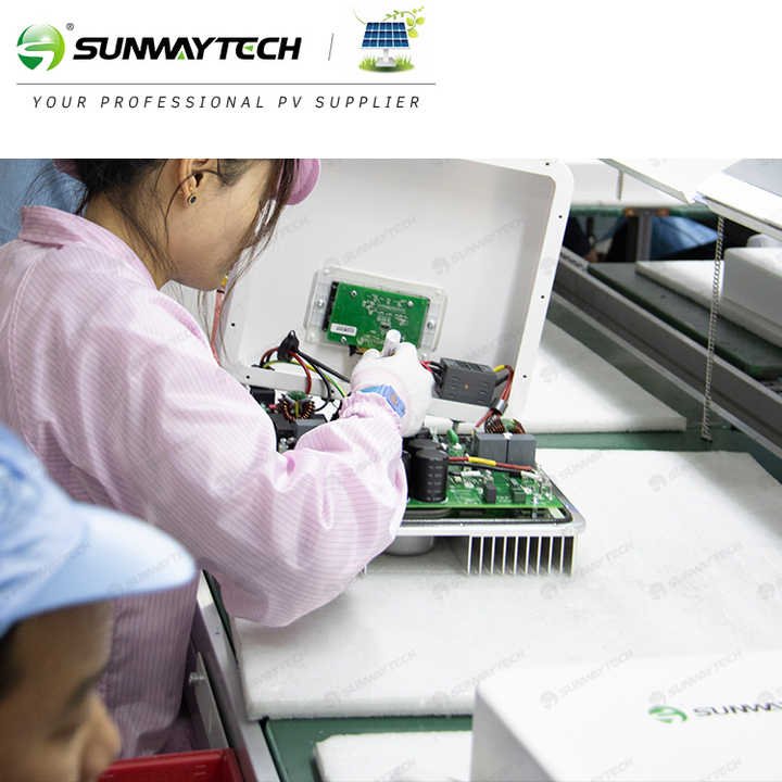 Oem Custom On Grid Solar Inverters Sunway Dc Ac 3Kw 4Kw 5Kw 6Kw Hybrid Solar Inverter For Home Solar Power System