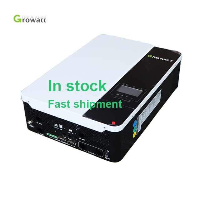 Popular Growatt 5000ES Inverter Smart Off-grid Power Inverter Pure Sine Wave Hybrid Solar Inverter in Stock