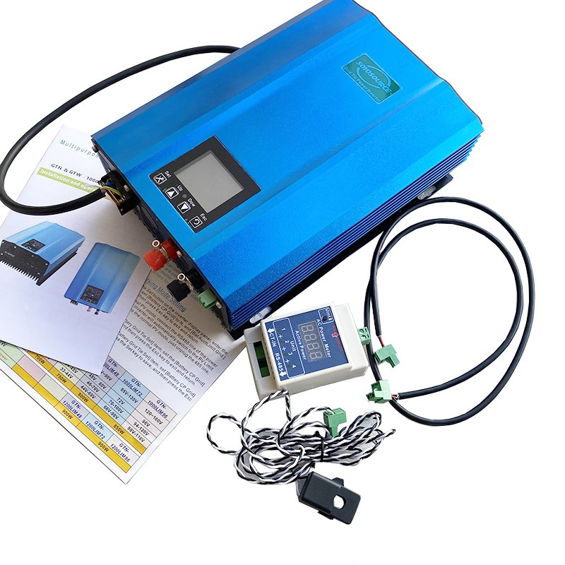 1000W 1200W Solar Grid Tie Inverter DC24V 48V 72V 96V to AC110V AC220V with WI-FI Limiter Sensor