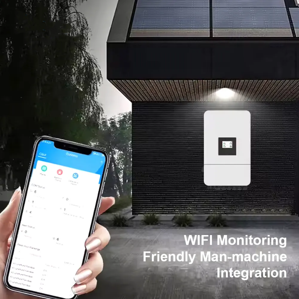 Solar Inverter 3000W 4Kw 6Kw Ac All In One Hybrid Inverter Off Grid With Mppt Charge Controller