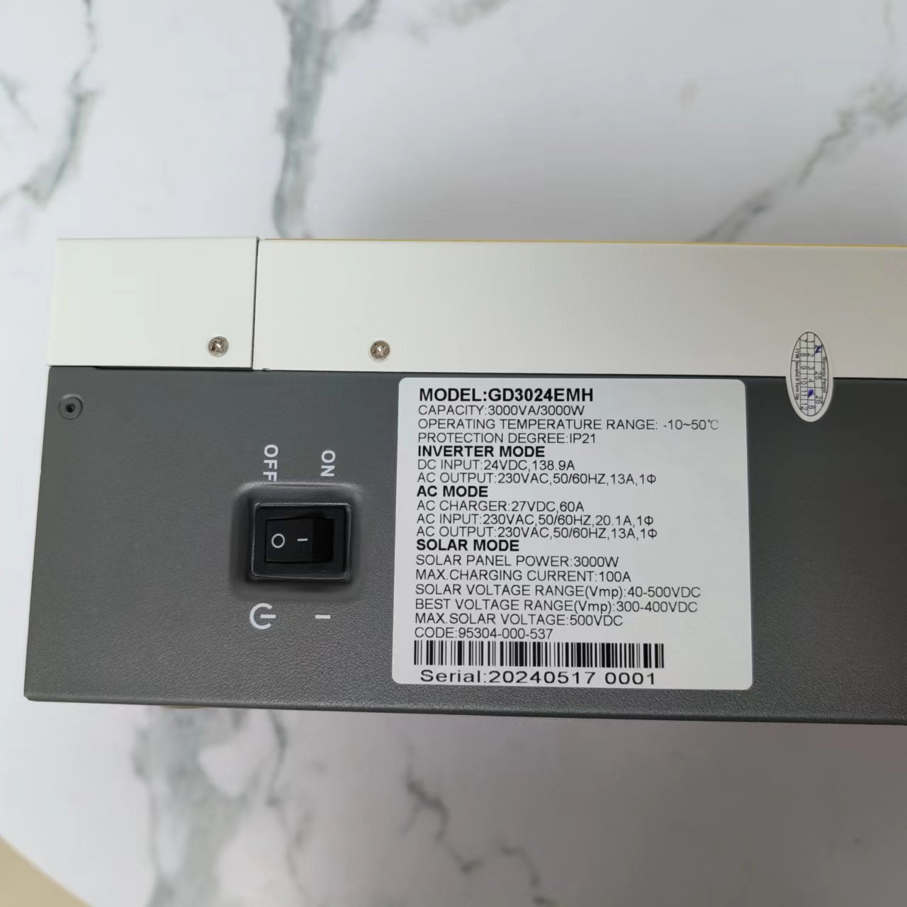 3000W 5000W 6000W Off Grid Solar Hybrid Inverter 24V MPPT Single Phase Solar Inverter Price